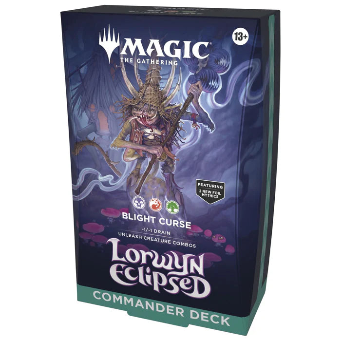 Lorwyn Eclipsed Blight Curse Commander Deck Pre-Order Jan 16