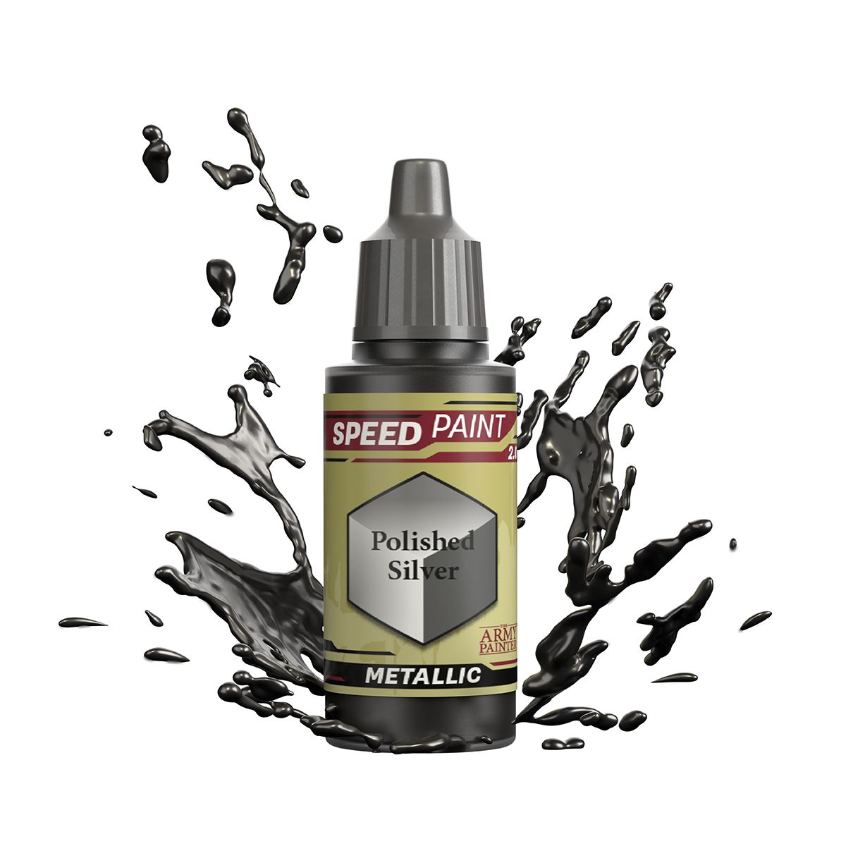 The Army Painter Speedpaint Polished Silver 18ml WP2071