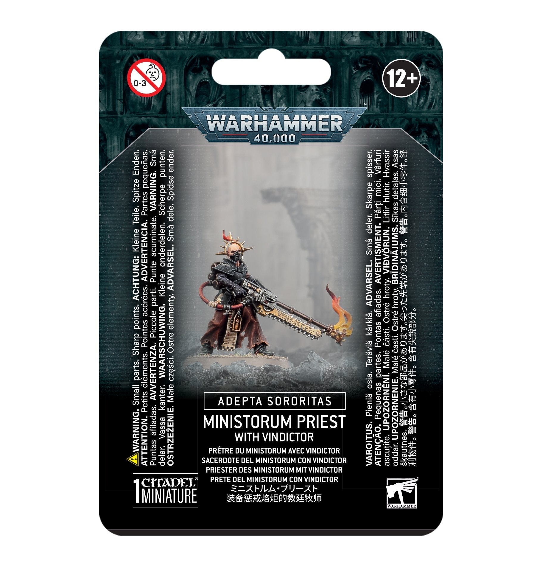 Adepta Sororitas Ministorum Priest With Vindictor - Dark Crystal Cards