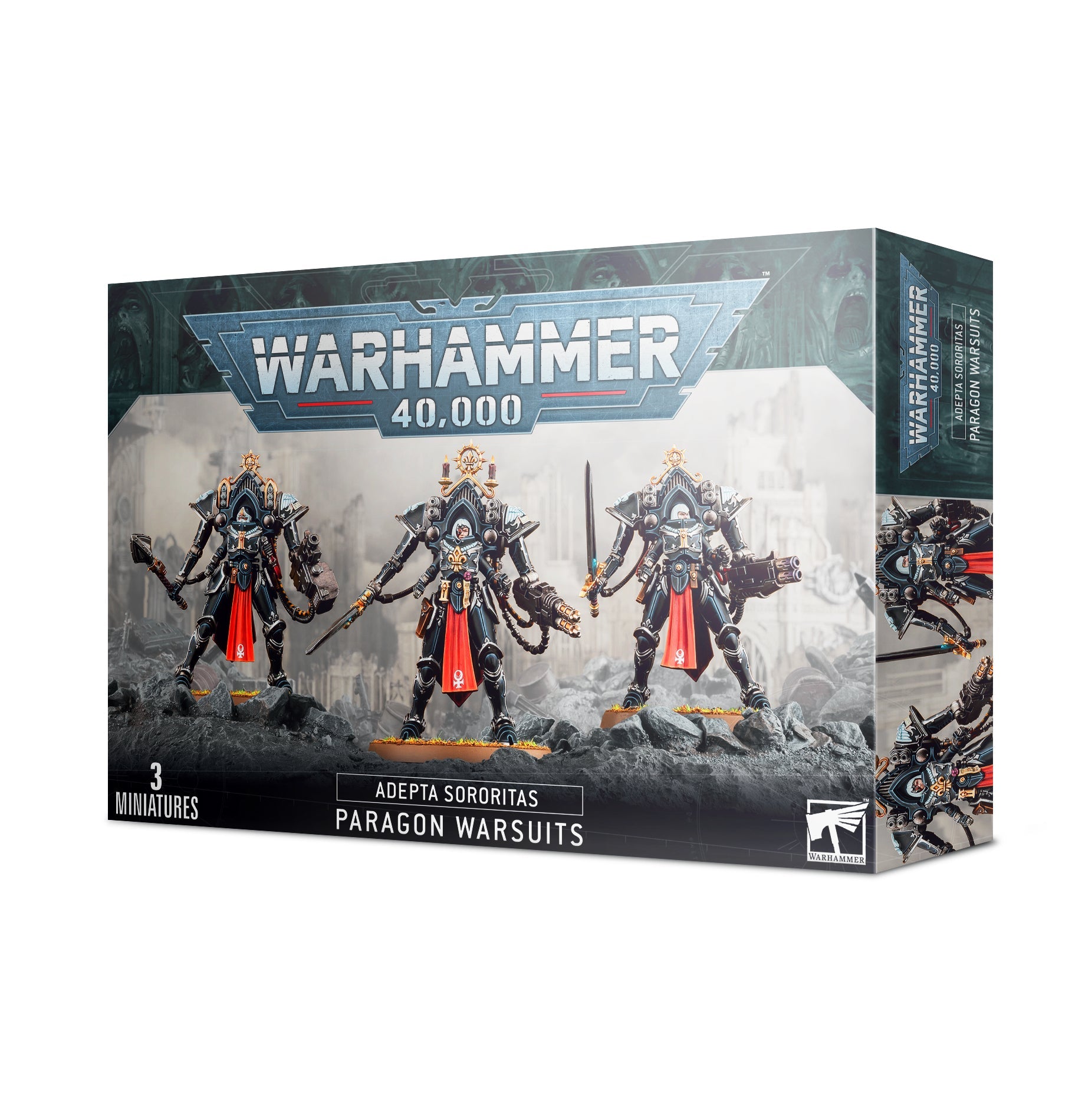 Adepta Sororitas Paragon Warsuits - Dark Crystal Cards