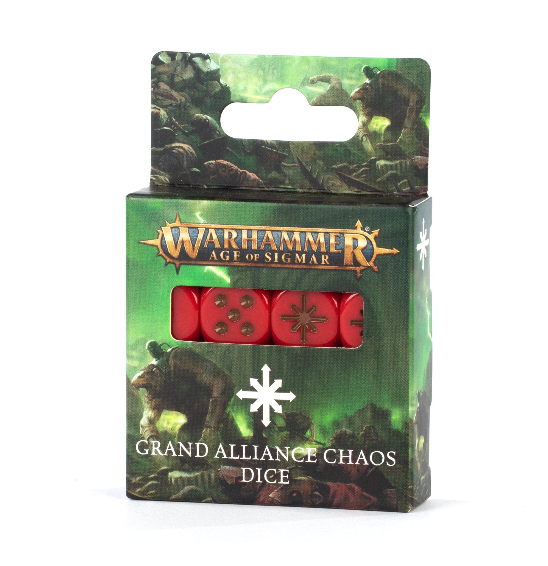Age of Sigmar Grand Alliance Chaos Dice - Dark Crystal Cards
