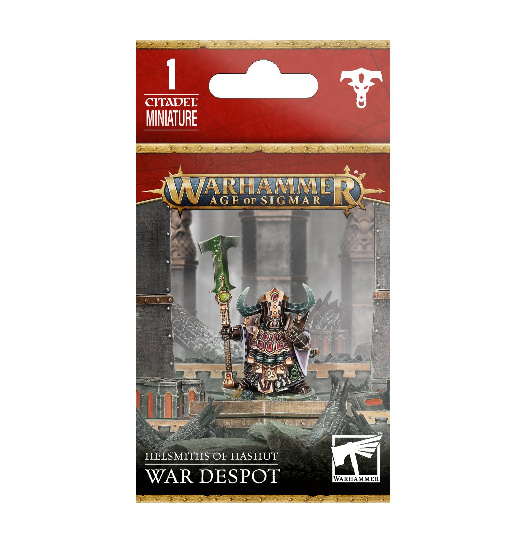 Age of Sigmar Helsmiths of Hashut War Despot Pre - Order - Dark Crystal Cards