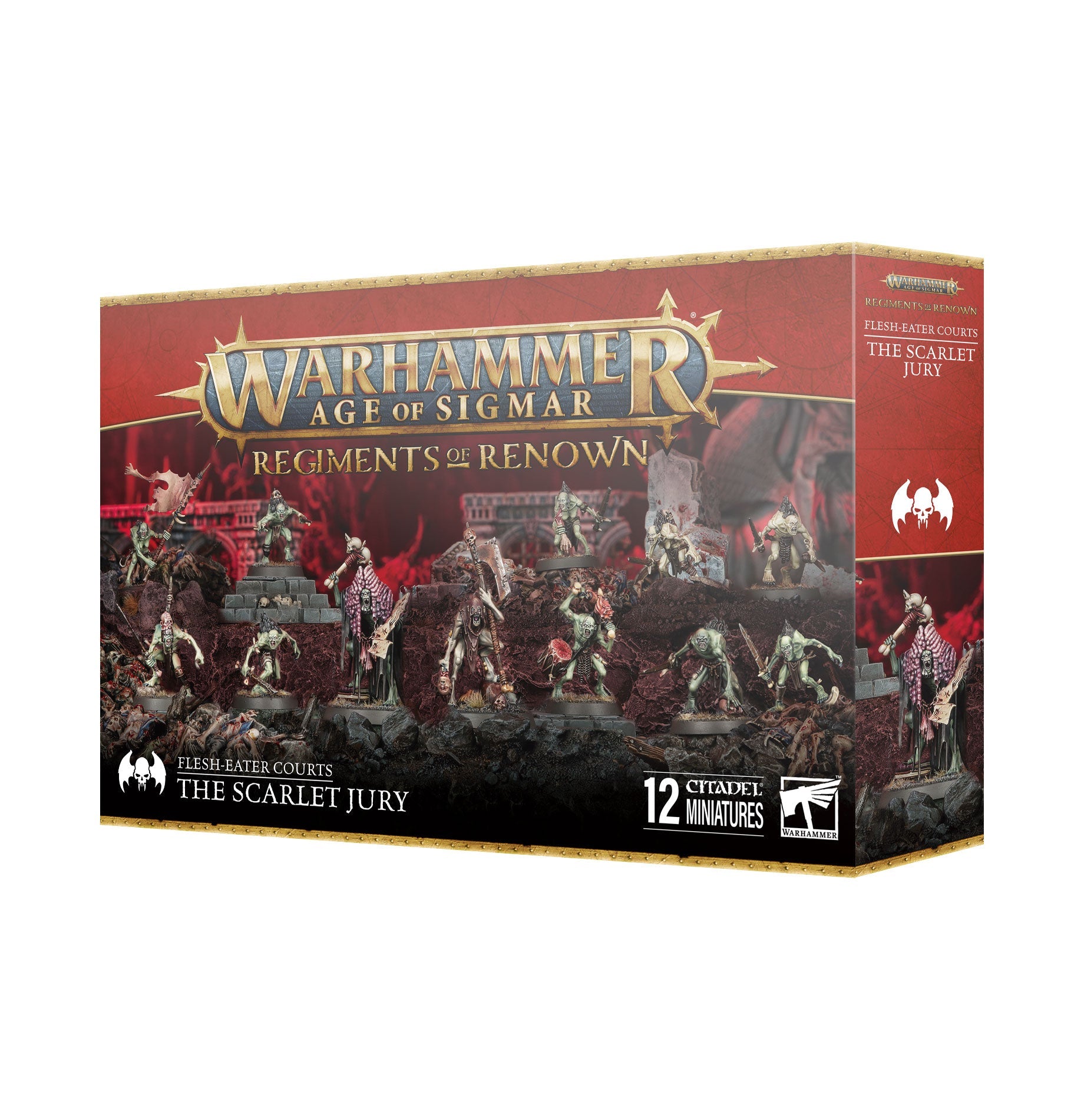 Age of Sigmar Regiments of Renown Flesh Eater Courts The Scarlet Jury Pre - order - Dark Crystal Cards