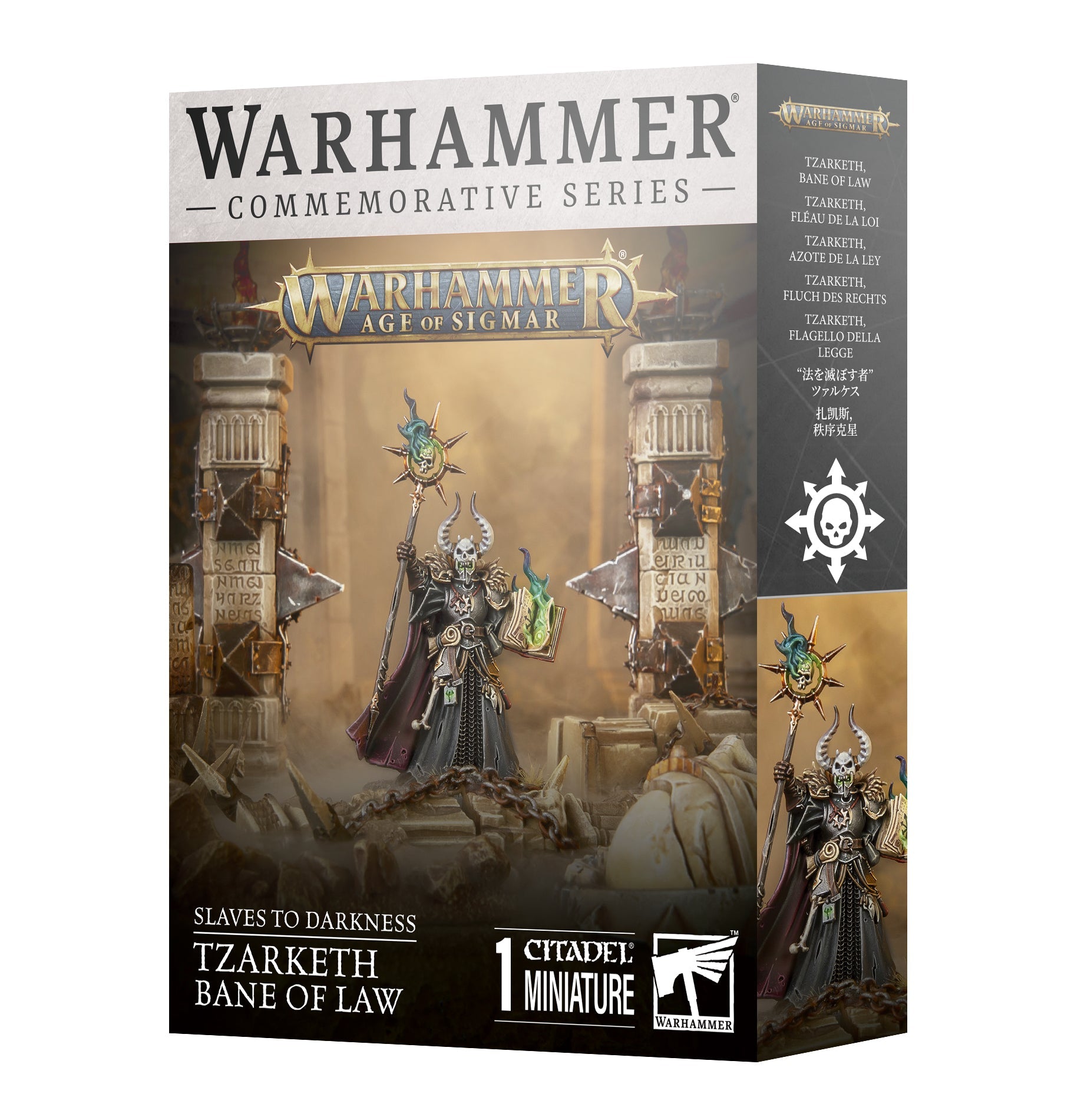 Age of Sigmar Slaves To Darkness Tzarketh Bane of Law - Dark Crystal Cards