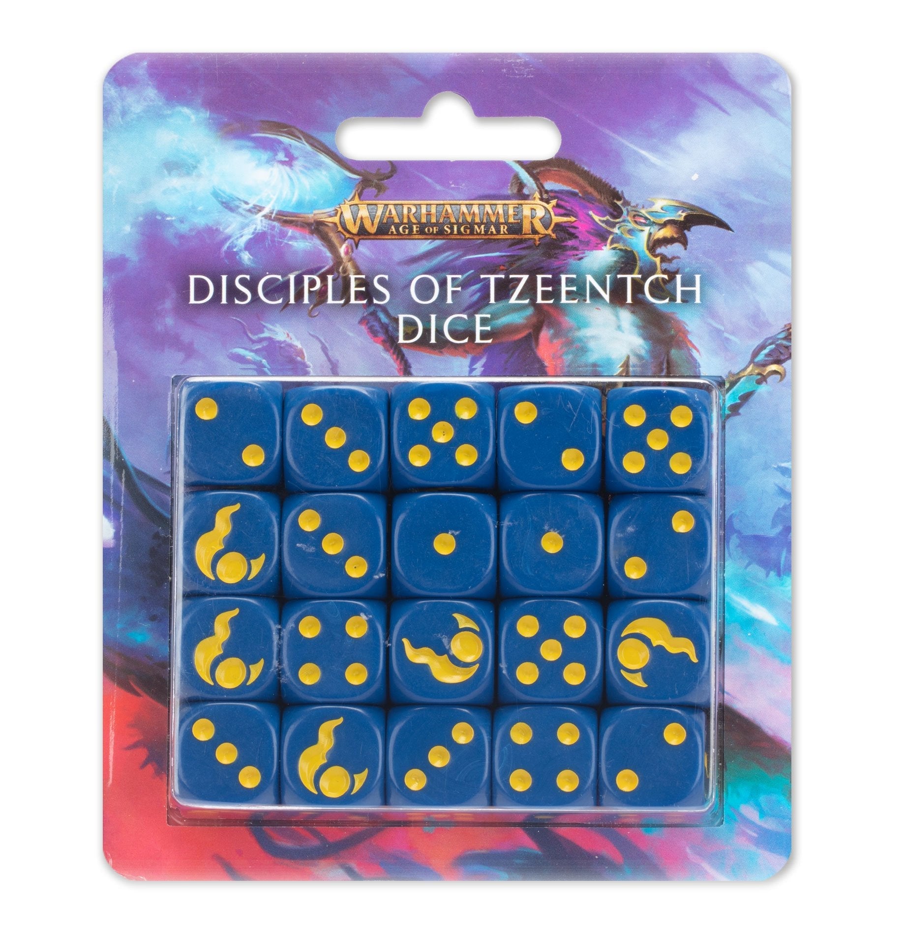 Disciples of Tzeentch Dice Set - Dark Crystal Cards
