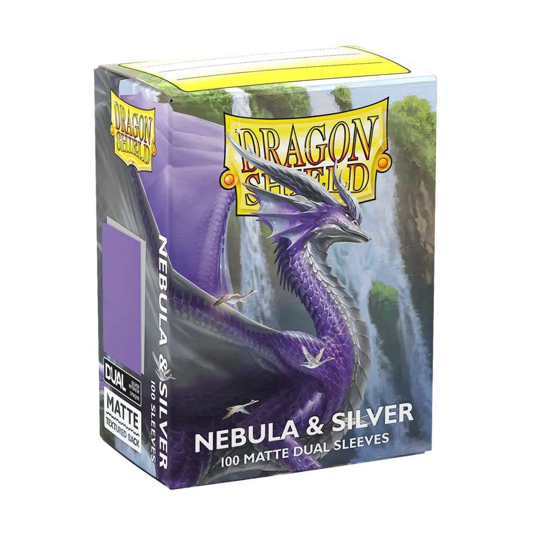 Dragon Shield Dual Sleeve 100ct - Nebula and Silver - Dark Crystal Cards