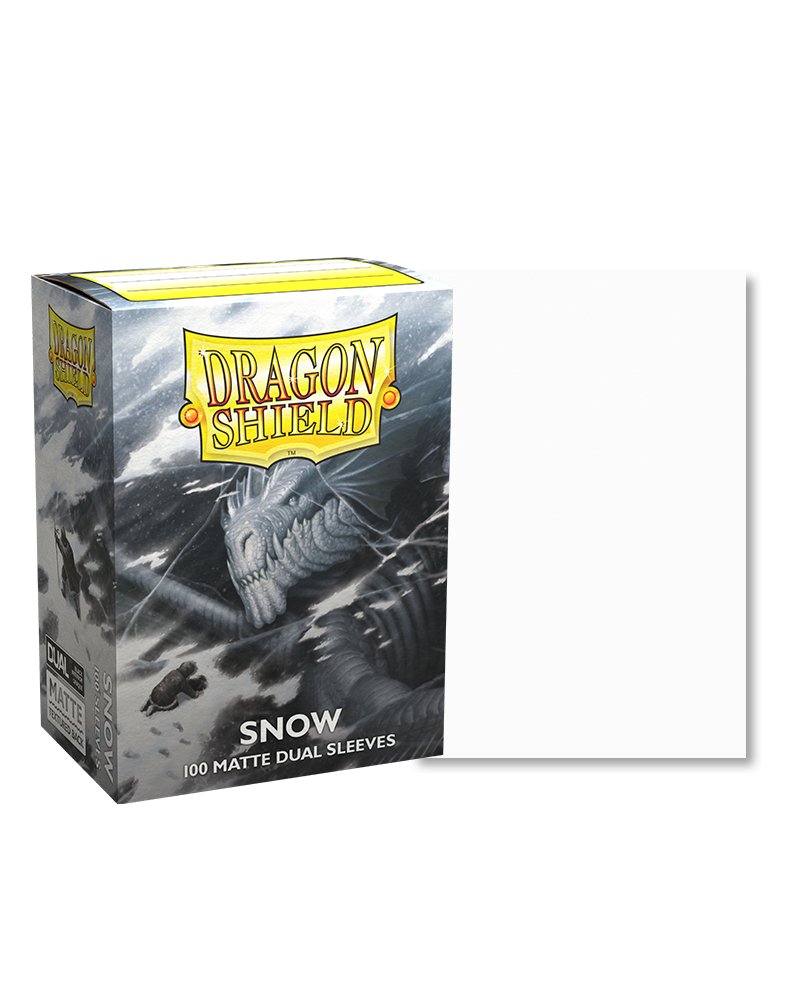 Dragon Shield Dual Sleeve 100ct - Snow - Dark Crystal Cards