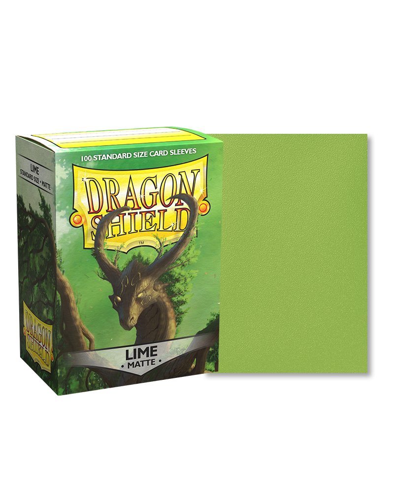 Dragon Shield Standard Sleeve 100ct - Lime - Dark Crystal Cards