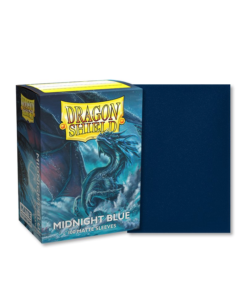 Dragon Shield Standard Sleeve 100ct - Midnight Blue - Dark Crystal Cards