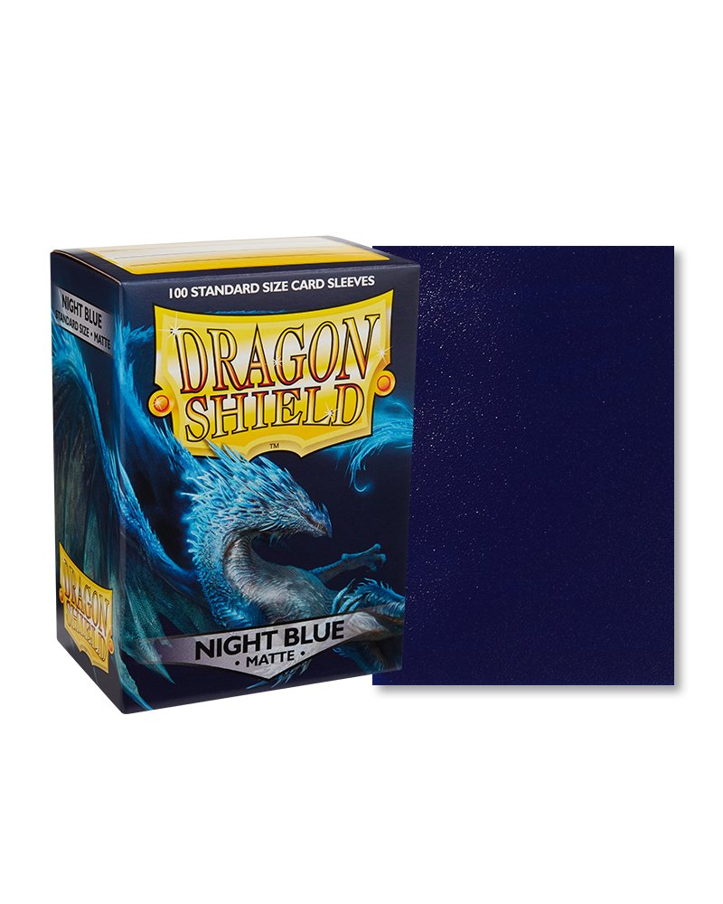 Dragon Shield Standard Sleeve 100ct - Night Blue - Dark Crystal Cards