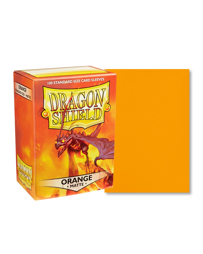 Dragon Shield Standard Sleeve 100ct - Orange - Dark Crystal Cards
