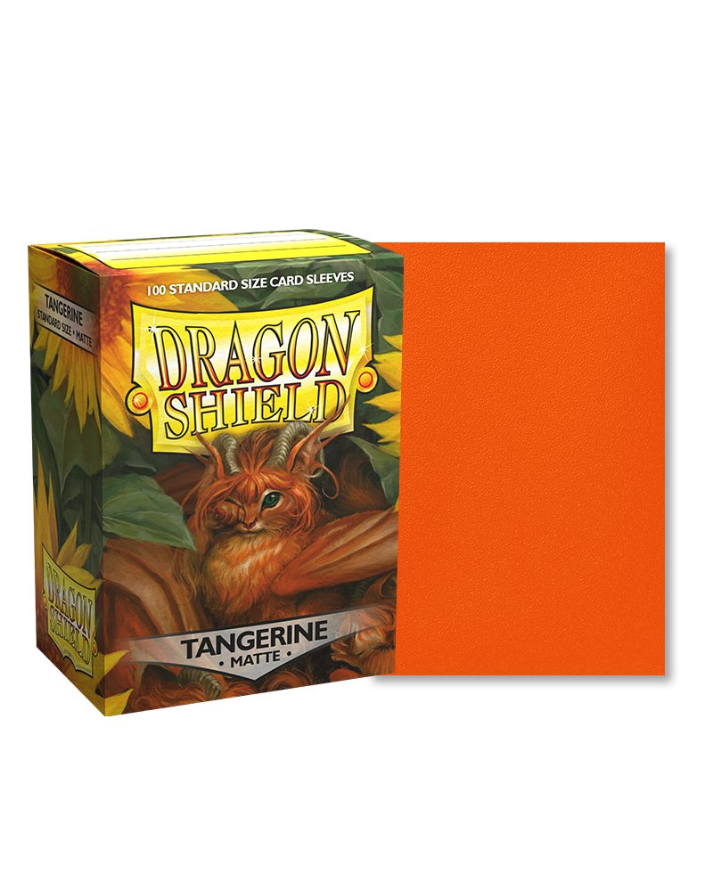 Dragon Shield Standard Sleeve 100ct - Tangerine - Dark Crystal Cards