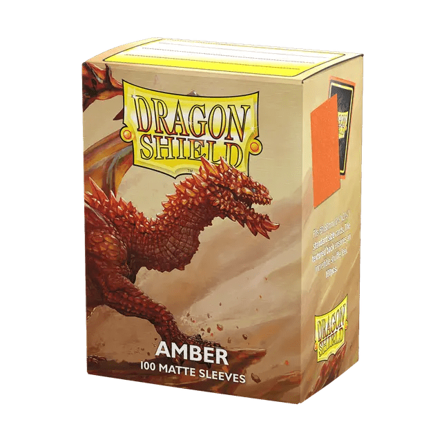 Dragon Shield standard sleeves 100ct - Amber - Dark Crystal Cards