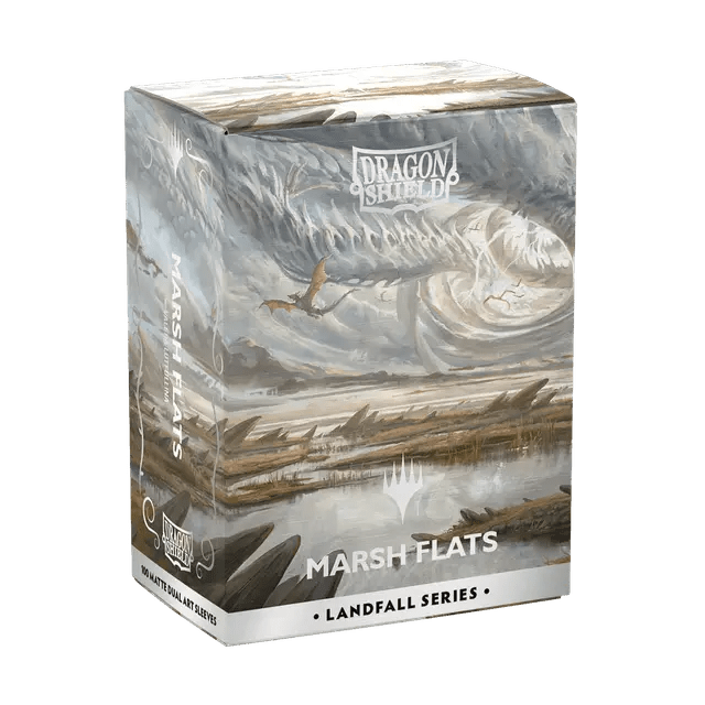 Dragon Shield X Magic the Gathering Landfall Series 100ct - Marsh Flats - Dark Crystal Cards