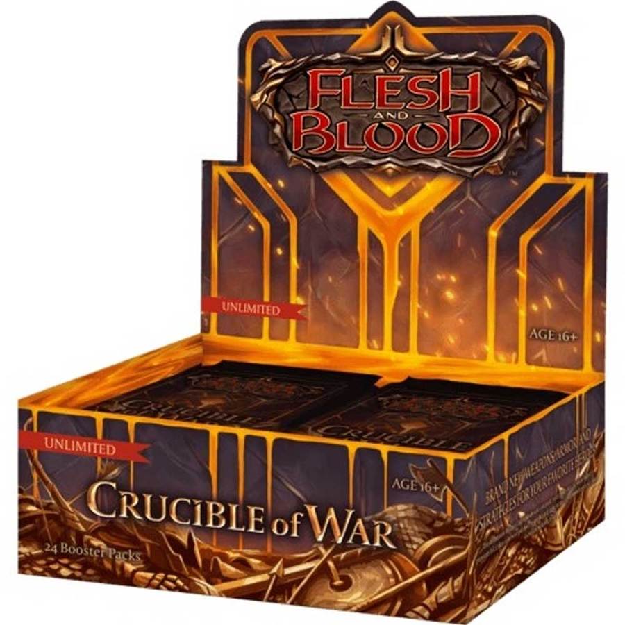 FLESH AND BLOOD CRUCIBLE OF WAR BOOSTER BOX (UNLIMITED) - Dark Crystal Cards