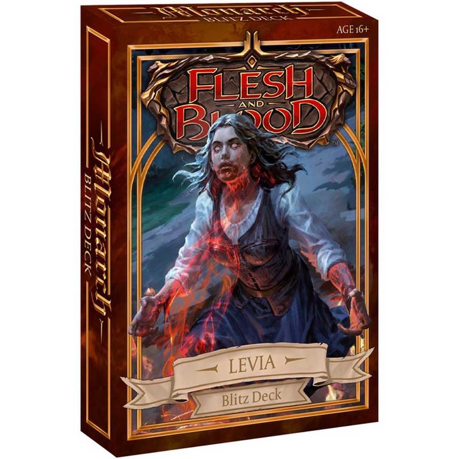 FLESH AND BLOOD MONARCH BLITZ DECK LEVIA NEW - Dark Crystal Cards
