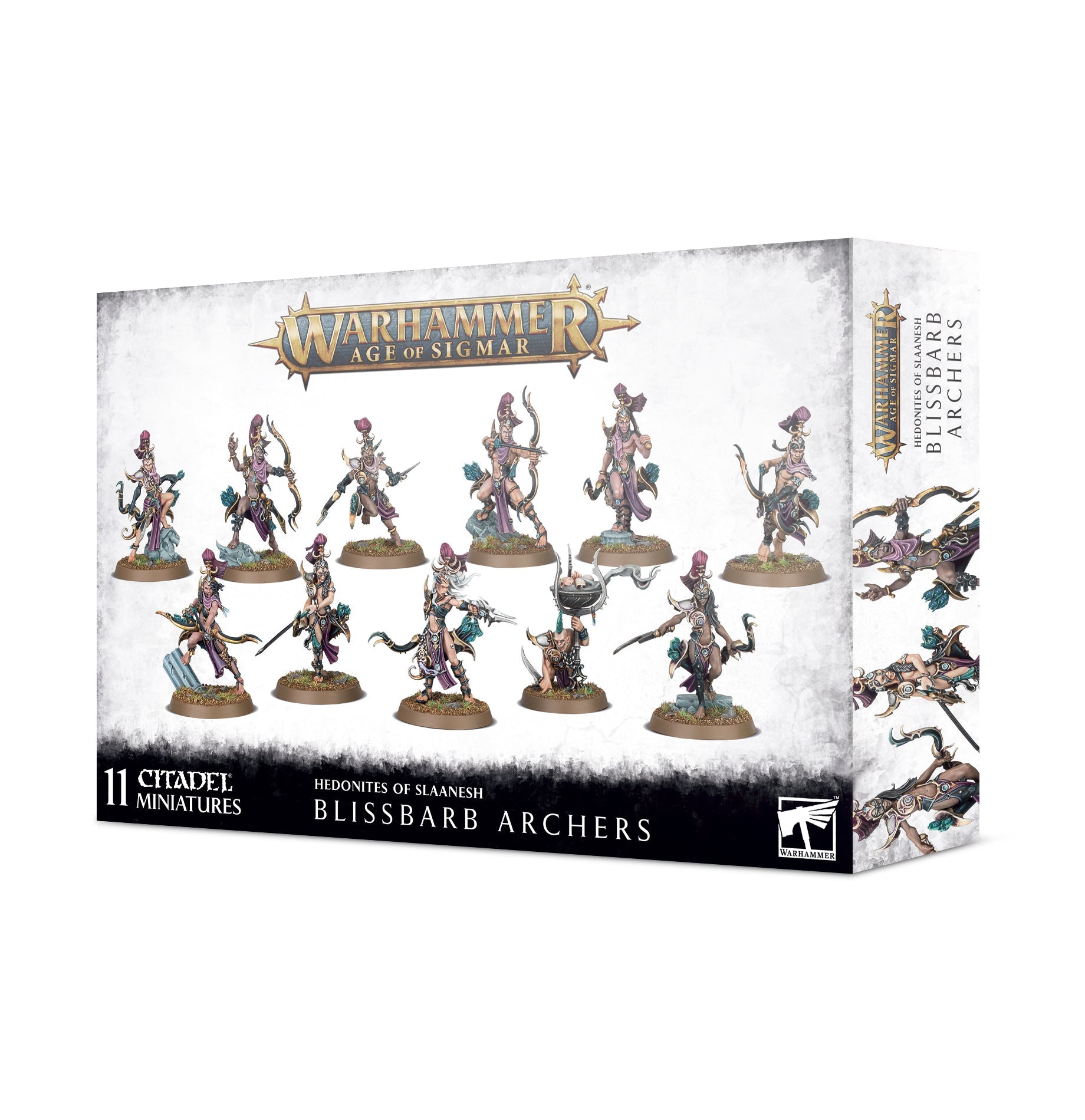 Hedonites of Slaanesh Blissbarb Archers - Dark Crystal Cards