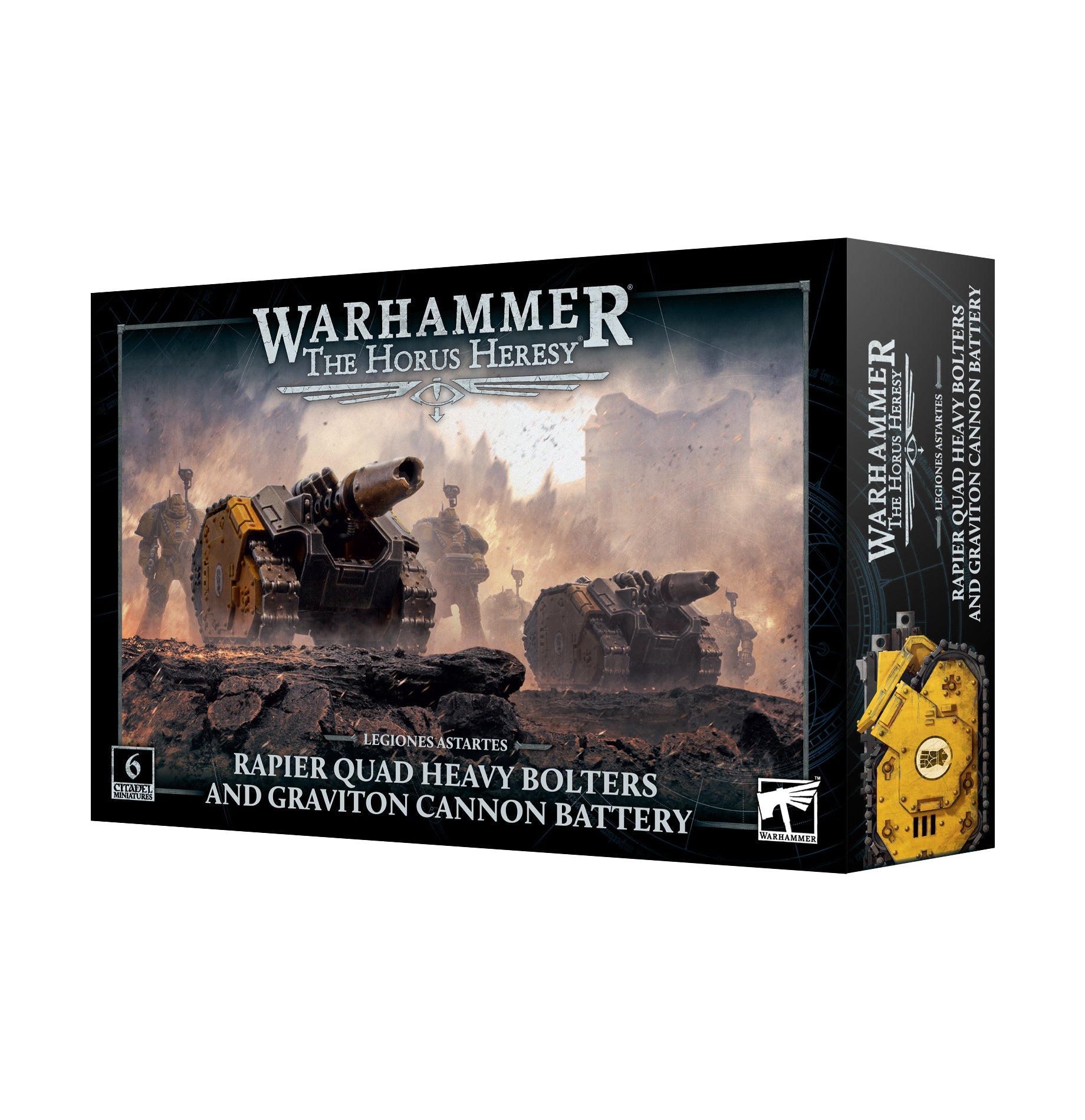 Horus Heresey Rapier Quad Heavy Bolters and Graviton Cannon Battery Pre - order - Dark Crystal Cards