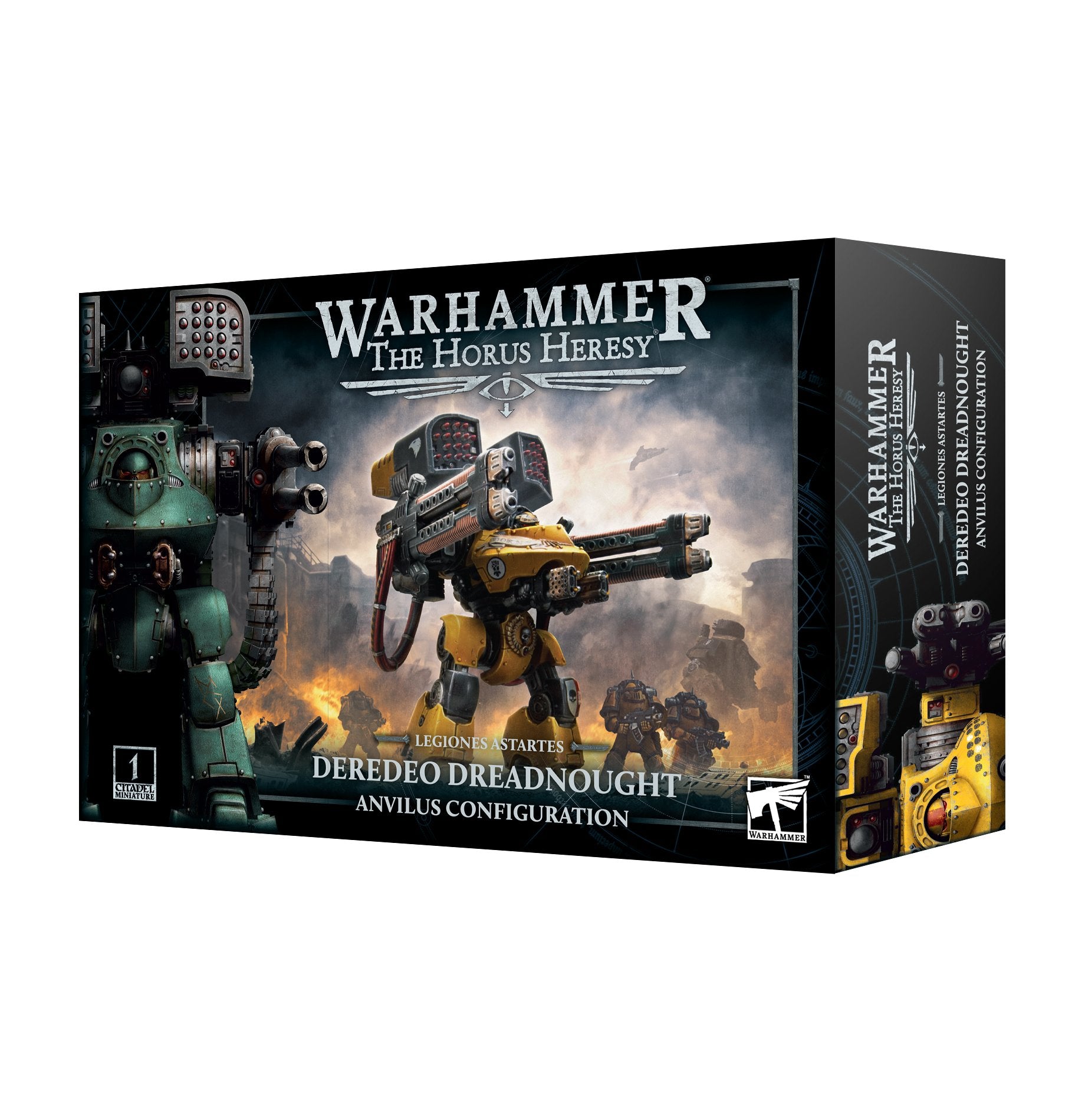Horus Heresy Legiones Astartes Deredeo Dreadnaught Anvilus Configuration - Dark Crystal Cards