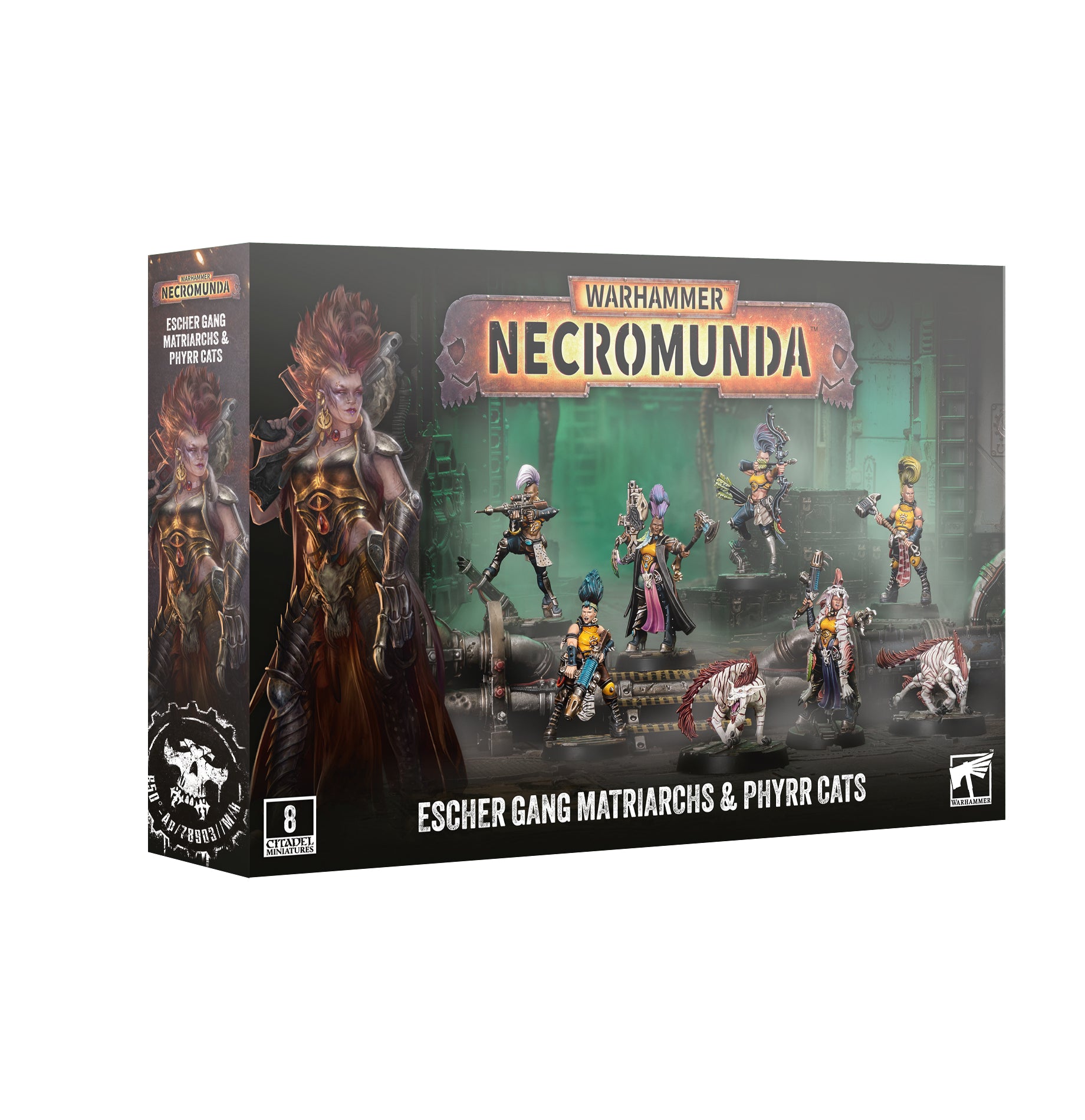 NECROMUNDA ESCHER GANG MATRIARCHS & PHYRR CATS (Pre-Order)