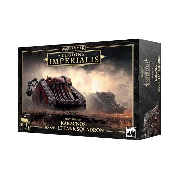 Legions Imperialis Mechanicum Karacnos Assault Tank Squadron - Dark Crystal Cards