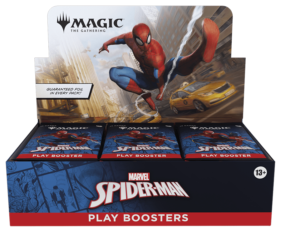 Magic the Gathering Spider man Play Booster Box Pre - Order - Dark Crystal Cards