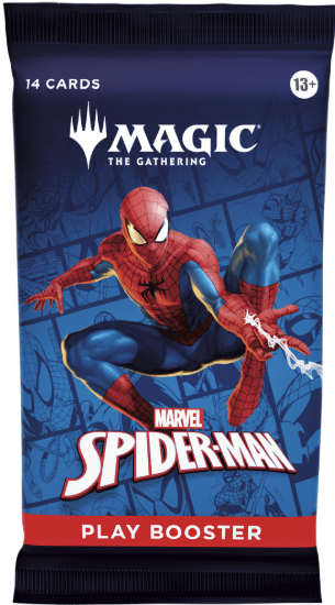 Magic the Gathering Spiderman Play Booster Pack - Dark Crystal Cards