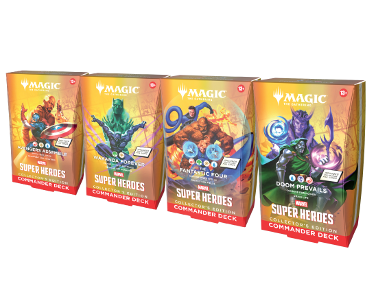 Marvel Super Heroes Collector Commander Decks Pre - order - Dark Crystal Cards