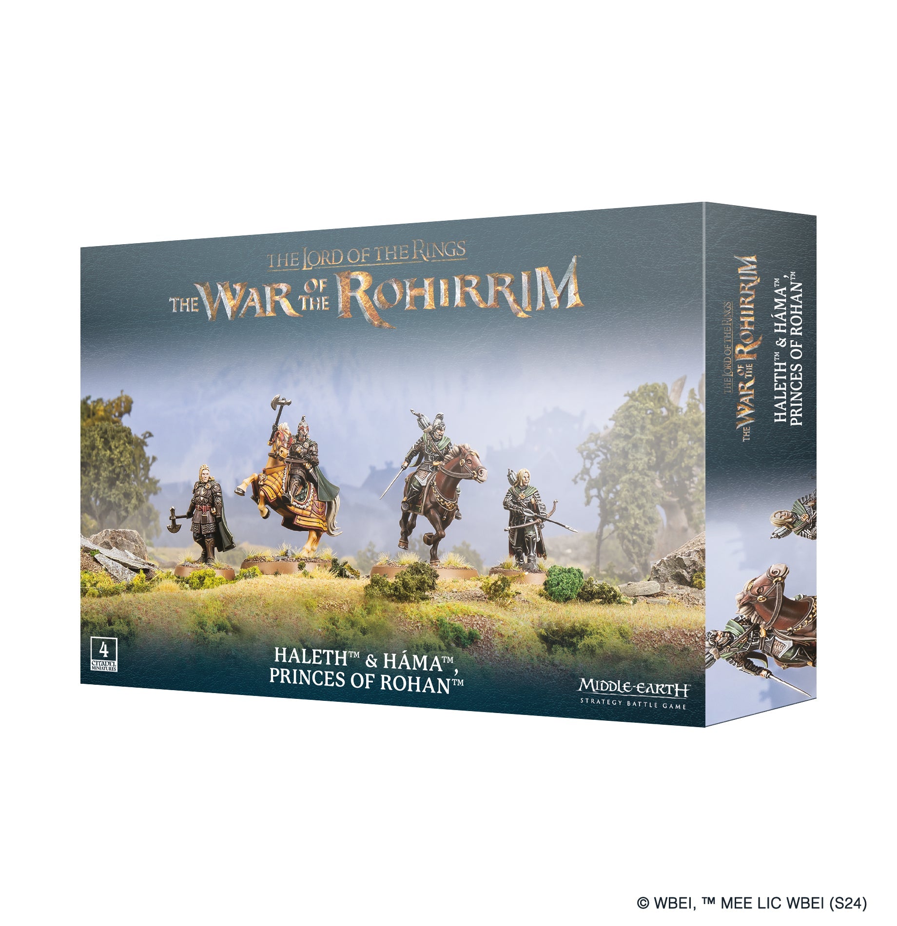 Middle Earth Strategy Battle Game Haleth and Hama Princes Rohan Pre - Order - Dark Crystal Cards