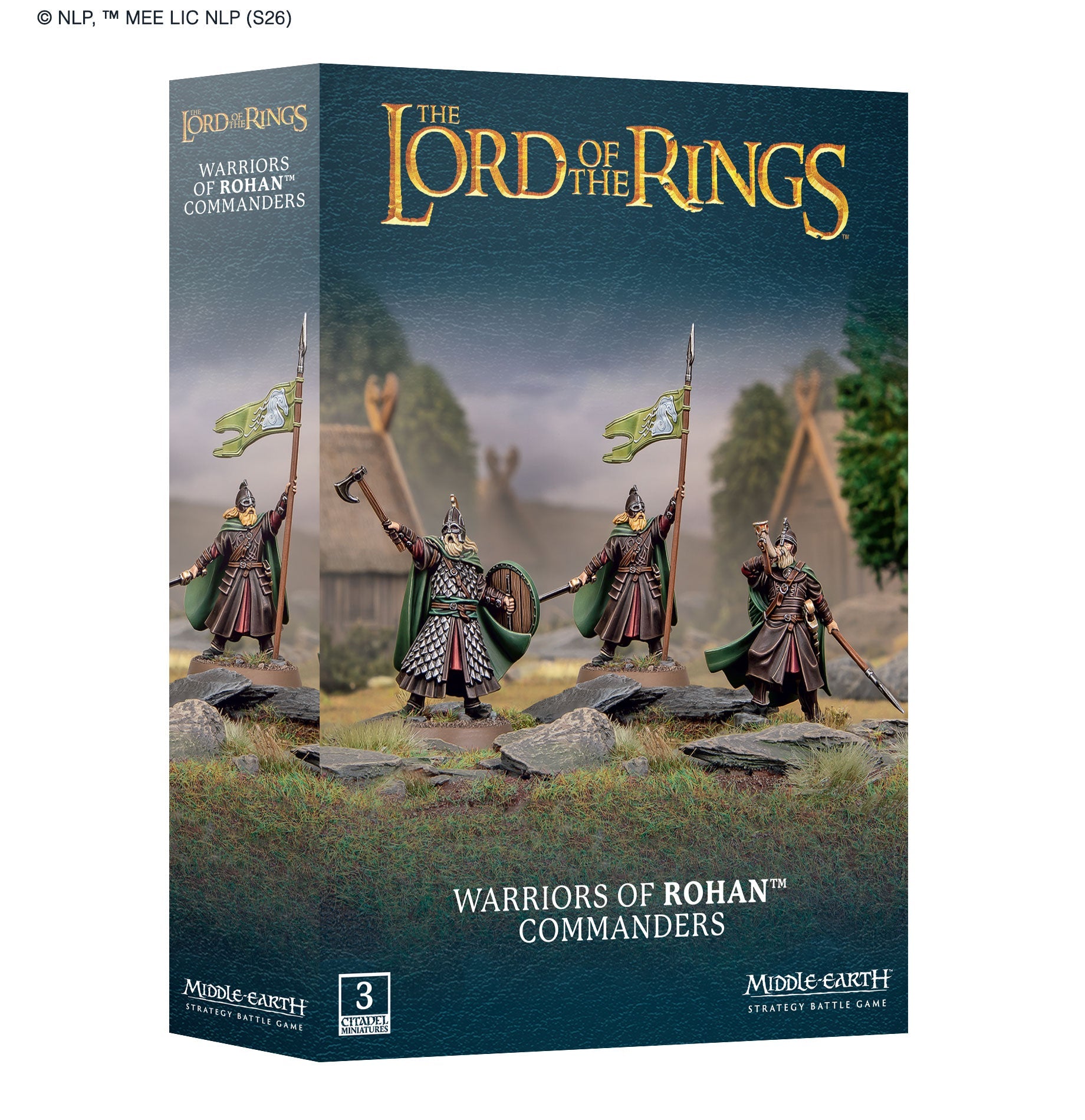 Middle Earth Warriors of Rohan Commanders Pre-Order - Dark Crystal Cards