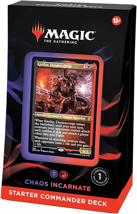 MTG Starter Commander Deck Chaos Incarnate (Black - Red) - Dark Crystal Cards