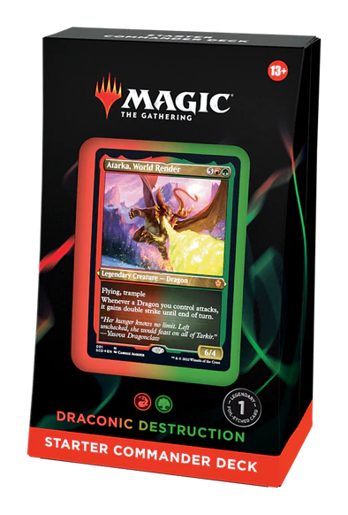 MTG Starter Commander Deck Draconic Destruction - Dark Crystal Cards