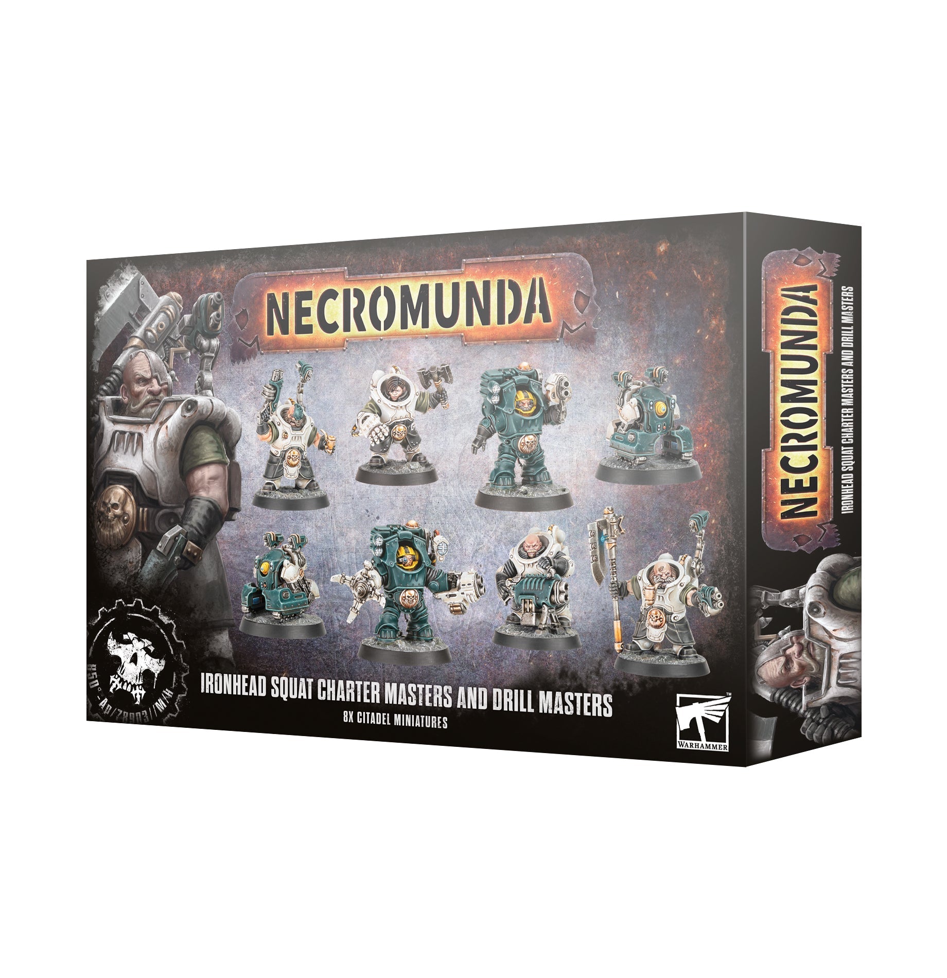 Necromunda Ironhead Squat Charter Masters and Drill Masters Pre - order - Dark Crystal Cards