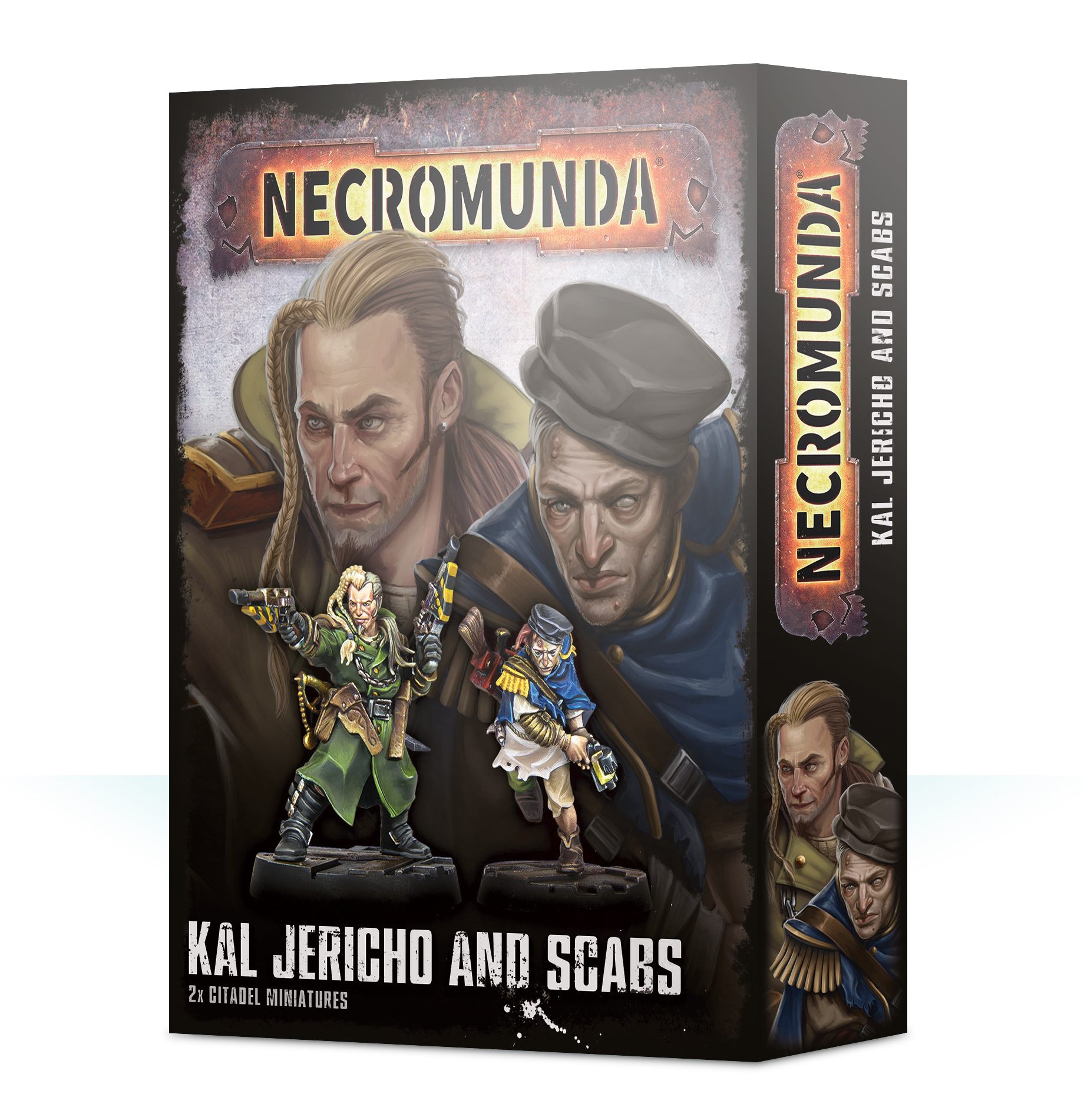 Necromunda Kal Jericho And Scabs - Dark Crystal Cards