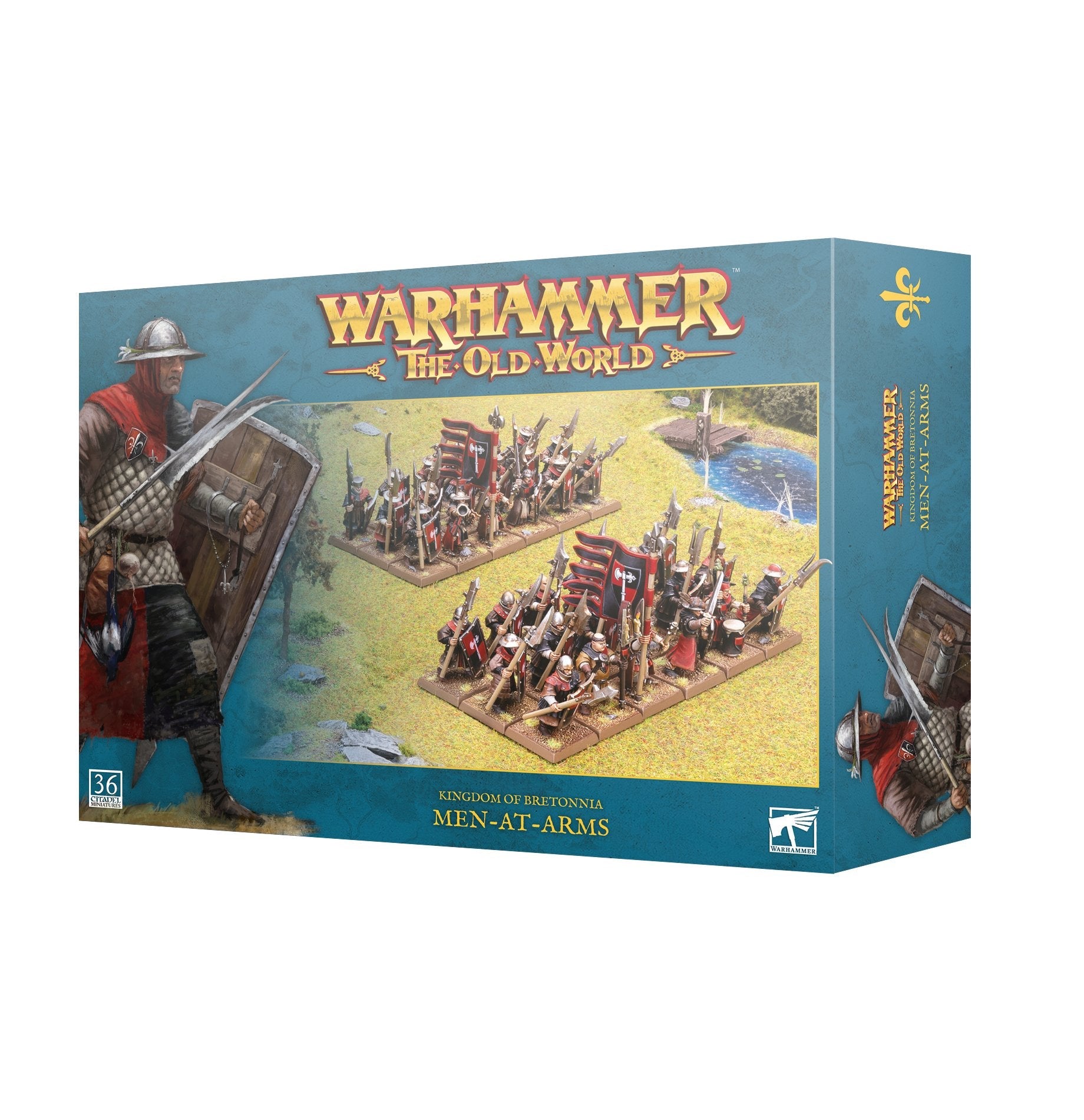 Old World Kingdom of Bretonnia Men at Arms - Dark Crystal Cards