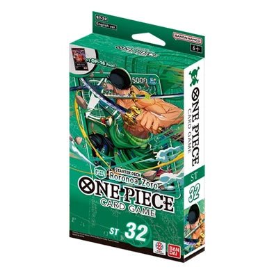 One Piece Starter Deck ST-32 Green Roronoa Zoro - Dark Crystal Cards