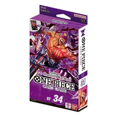 One Piece Starter Deck ST-34 Purple Katakuri - Dark Crystal Cards