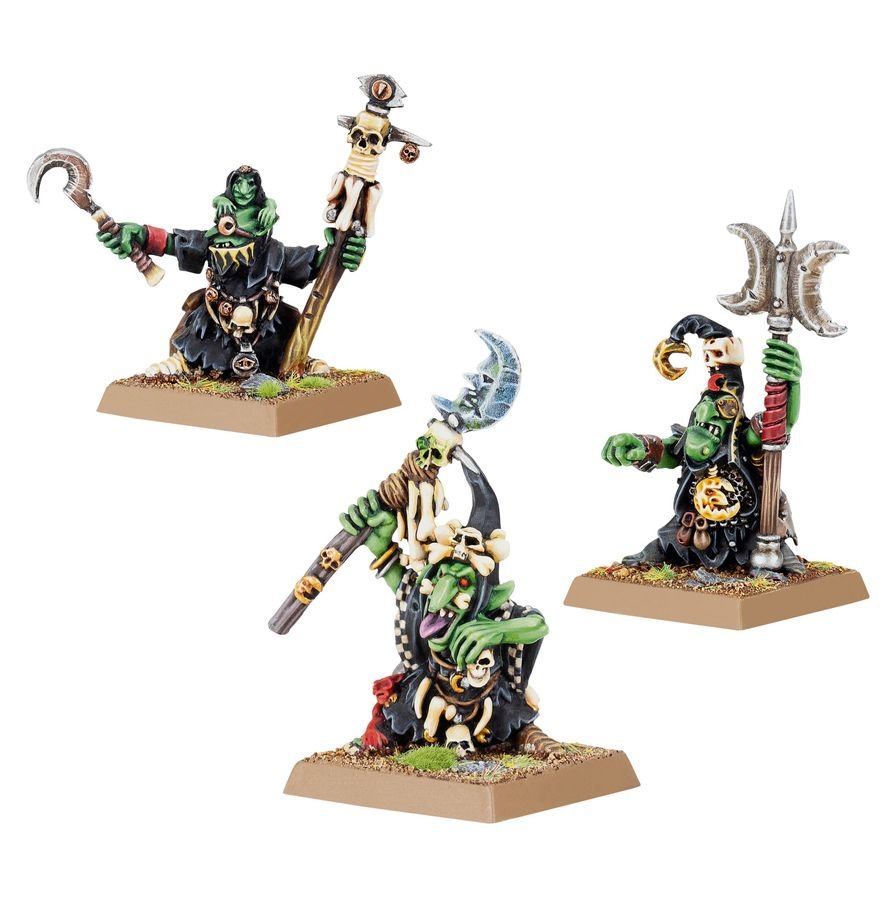 Orc & Goblin Tribes Night Goblin Shamans - Dark Crystal Cards