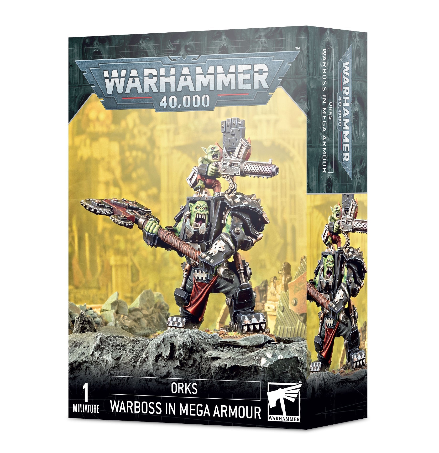 Orks Warboss in Mega Armour - Dark Crystal Cards