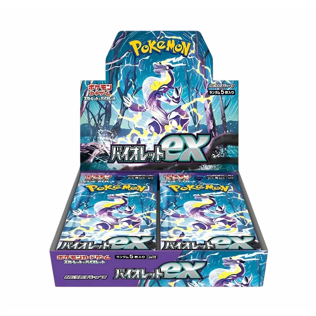 Pokemon Japanese Violet Ex Booster Box Sv1v - Dark Crystal Cards