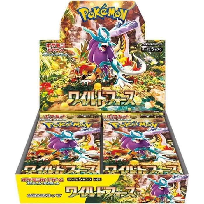Pokemon Japanese Wild Force Booster Box SV5K - Dark Crystal Cards