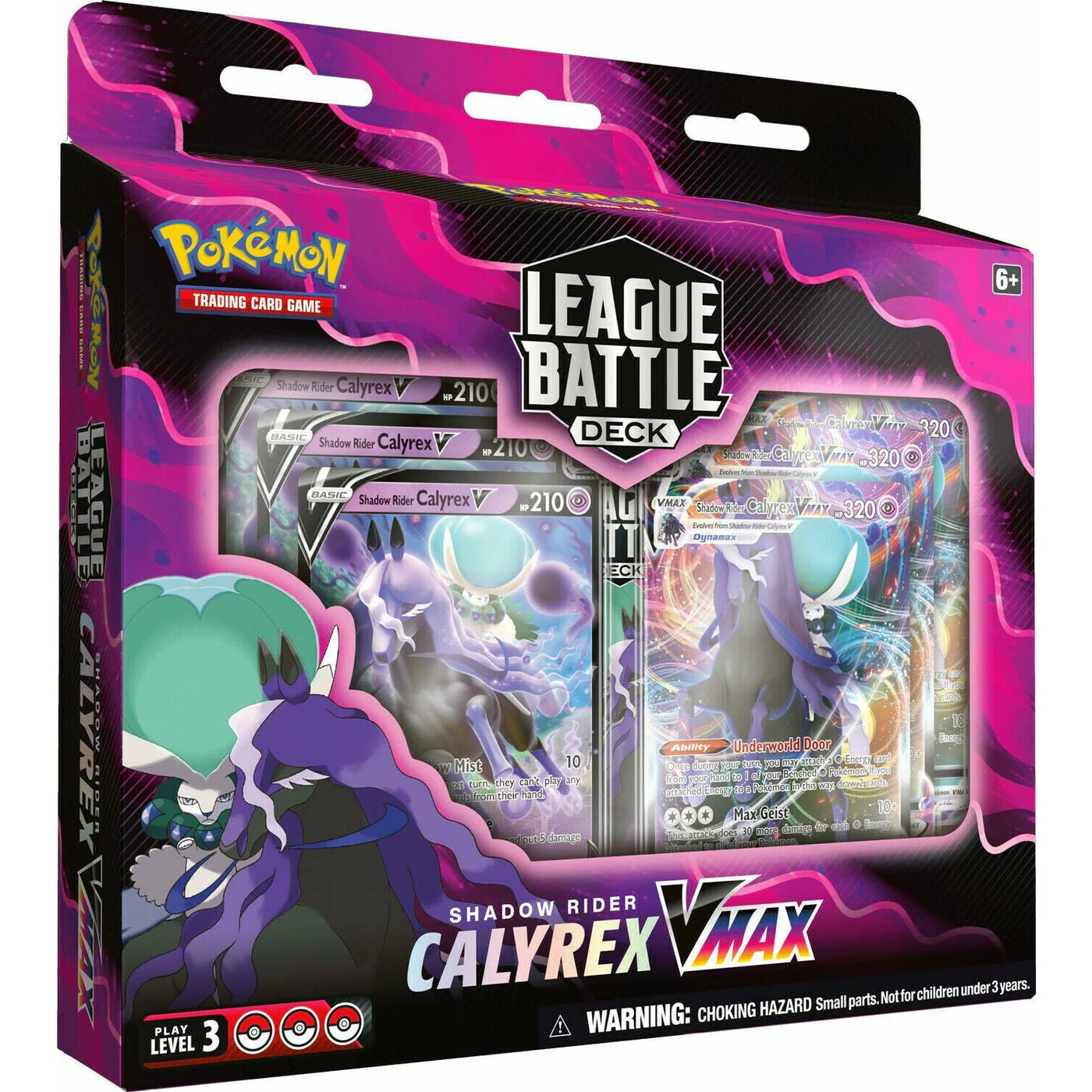 Pokemon League Battle Deck Shadow Rider Calyrex Vmax - Dark Crystal Cards