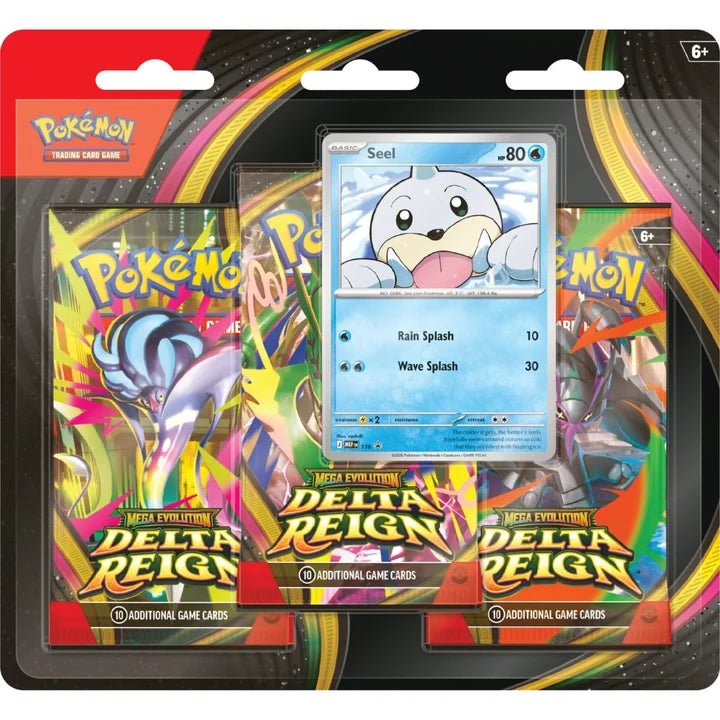 Pokemon Mega Evolution Delta Reign 3 Pack Blister Pre-order - Dark Crystal Cards