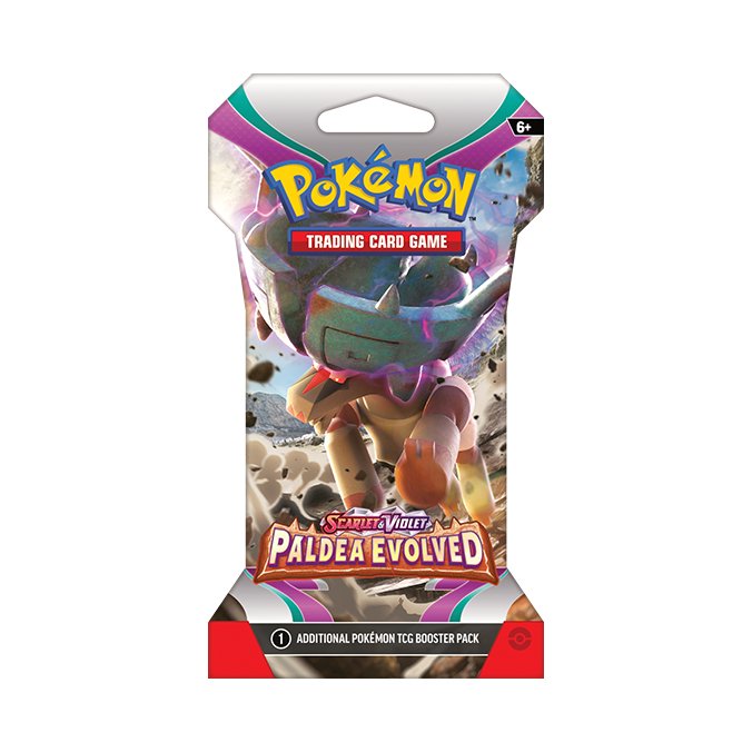 Pokemon Paldea Evolved Booster Pack x1 - Dark Crystal Cards