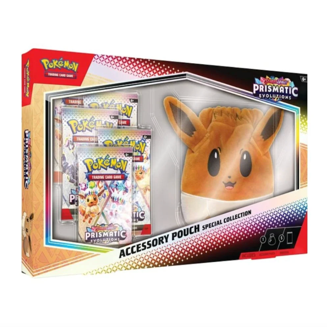 Pokémon Prismatic Evolutions Accessory Pouch Special Collection - Dark Crystal Cards