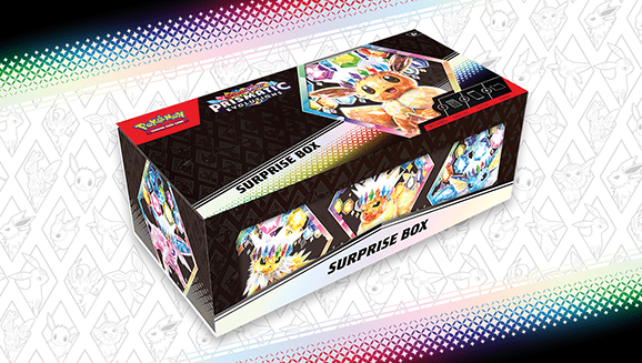 Pokemon Prismatic Evolutions Suprise Box - Dark Crystal Cards