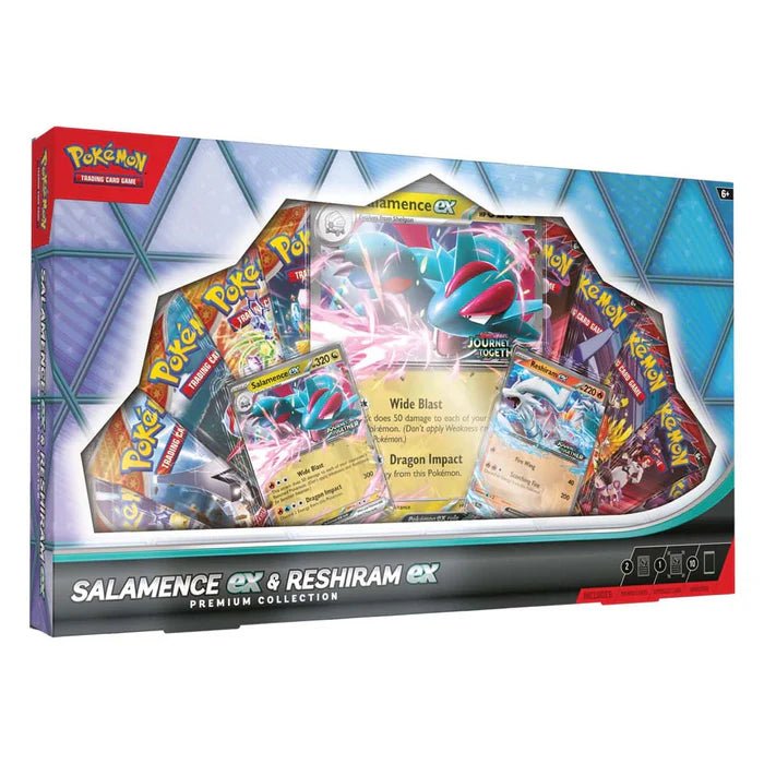 POKEMON SALAMENCE EX/RESHIRAM EX PREMIUM COLLECTION - Dark Crystal Cards