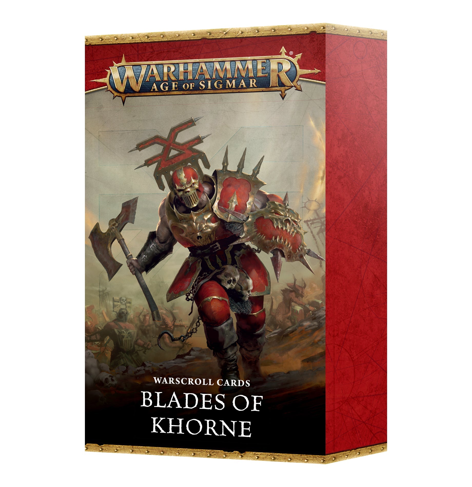 Pre - order Warscroll Cards Blades of Khorne - Dark Crystal Cards