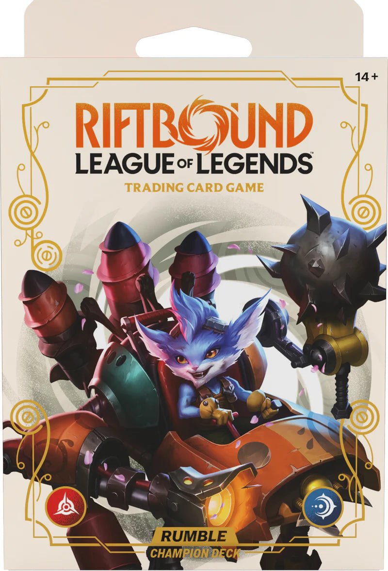 Riftbound League of Legends Spiritforged Champion Deck Rumble - Dark Crystal Cards