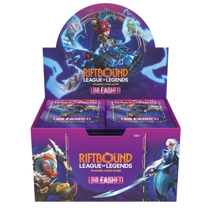 RIFTBOUND LEAGUE OF LEGENDS UNLEASHED BOOSTER BOX May 8 Pre - Order - Dark Crystal Cards